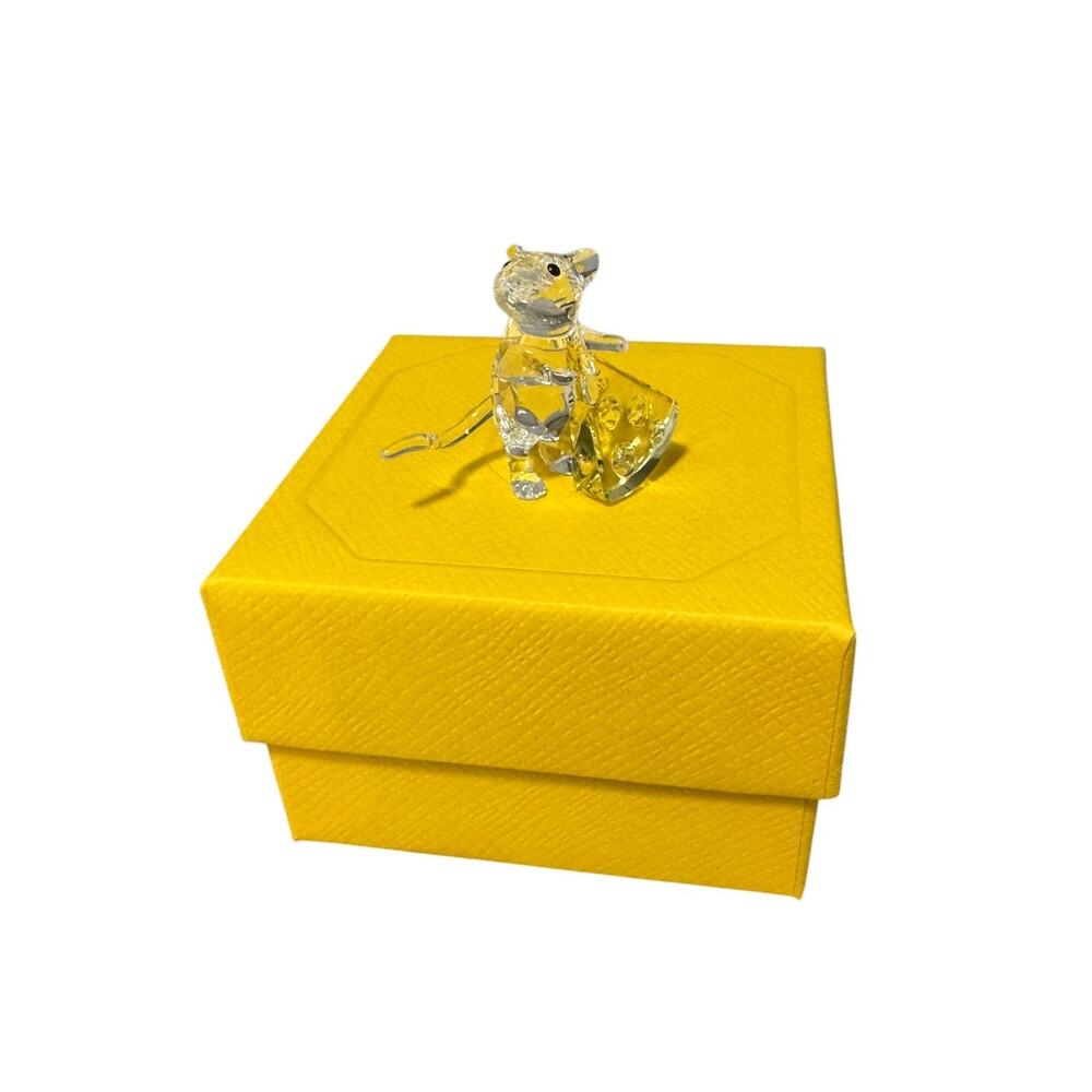 Swarovski Mouse with cheese Figurine New